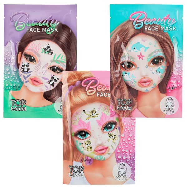 Depesche 12325 TOPModel 3er-Set Beauty Tuchmaske BEAUTY and ME Gesichtsmasken