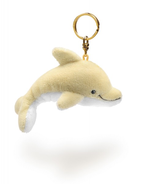 Nici 26310 Schlüsselanhänger Delphin Delfin gelb 10cm Plüsch