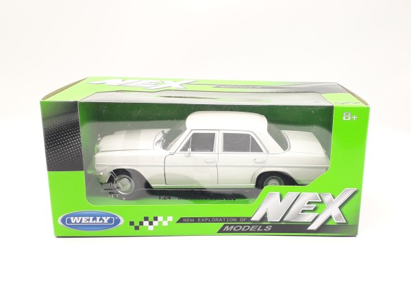 Welly NEX Mercedes Benz 220 weiß mit Freilauf Diecast Metal 1:24 Sammelmodell