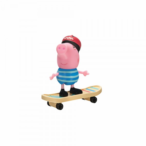Peppa Pig Spielset Schorsch auf großer Fahrt Spielfigur mit Zubehör PEP0544