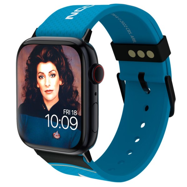 Star Trek The Next Generation - Watch Band für Apple Watch - Science Blau