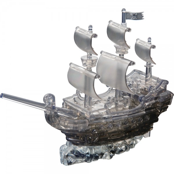 Crystal Puzzle 3D - großes Piratenschiff 101 Teile ca. 15cm 59129